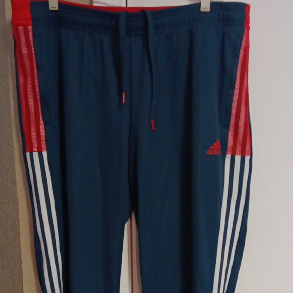 adidas Blue and Red Sweatpants